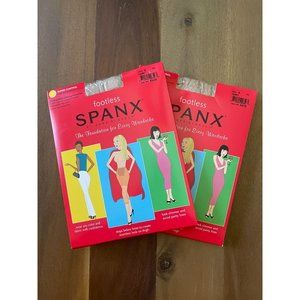 Lot 2 NIP Spanx Footless Super Control Size B Nude